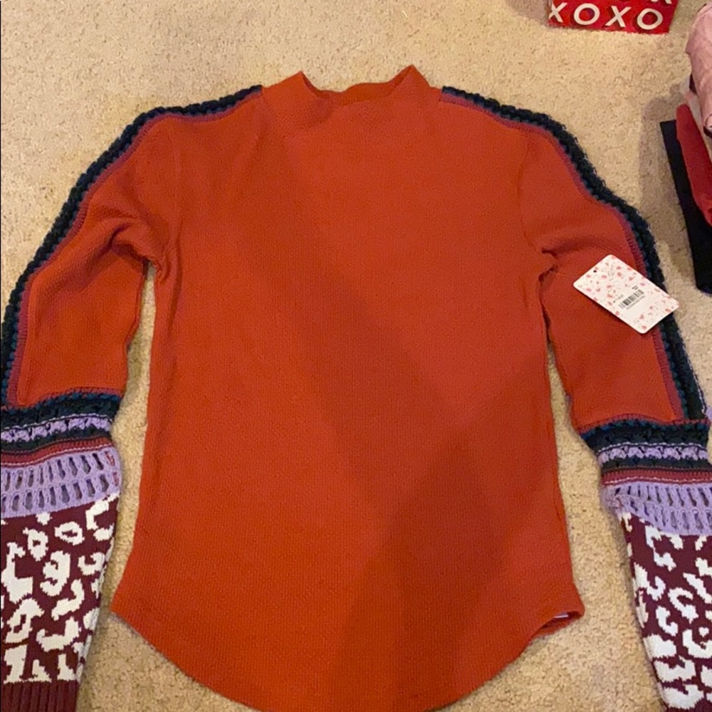 Brand new Free People Mock neck thermal - Picture 1 of 3